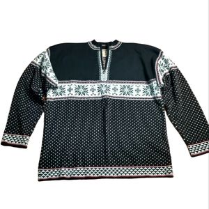 Dale of Norway Tyin Allergy Free Cotton Sweater Size XL